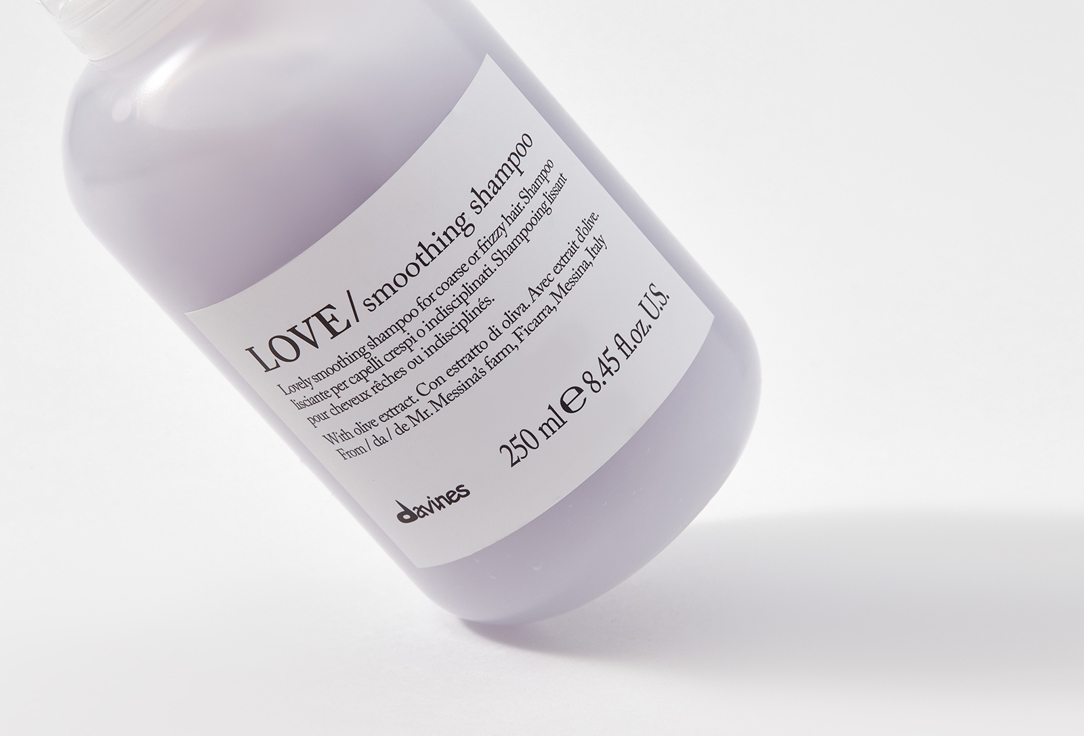 Davines Smoothing shampoo for coarse or frizzy hair LOVE Smoothing Shampoo