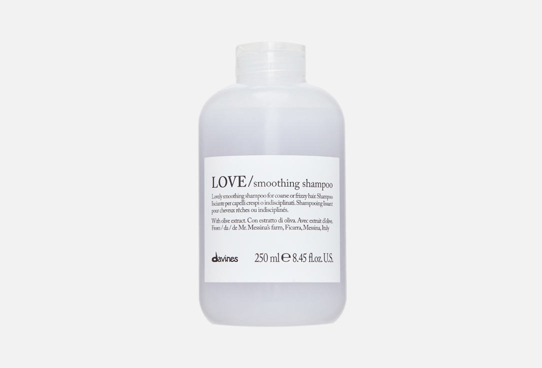 Davines Smoothing shampoo for coarse or frizzy hair LOVE Smoothing Shampoo