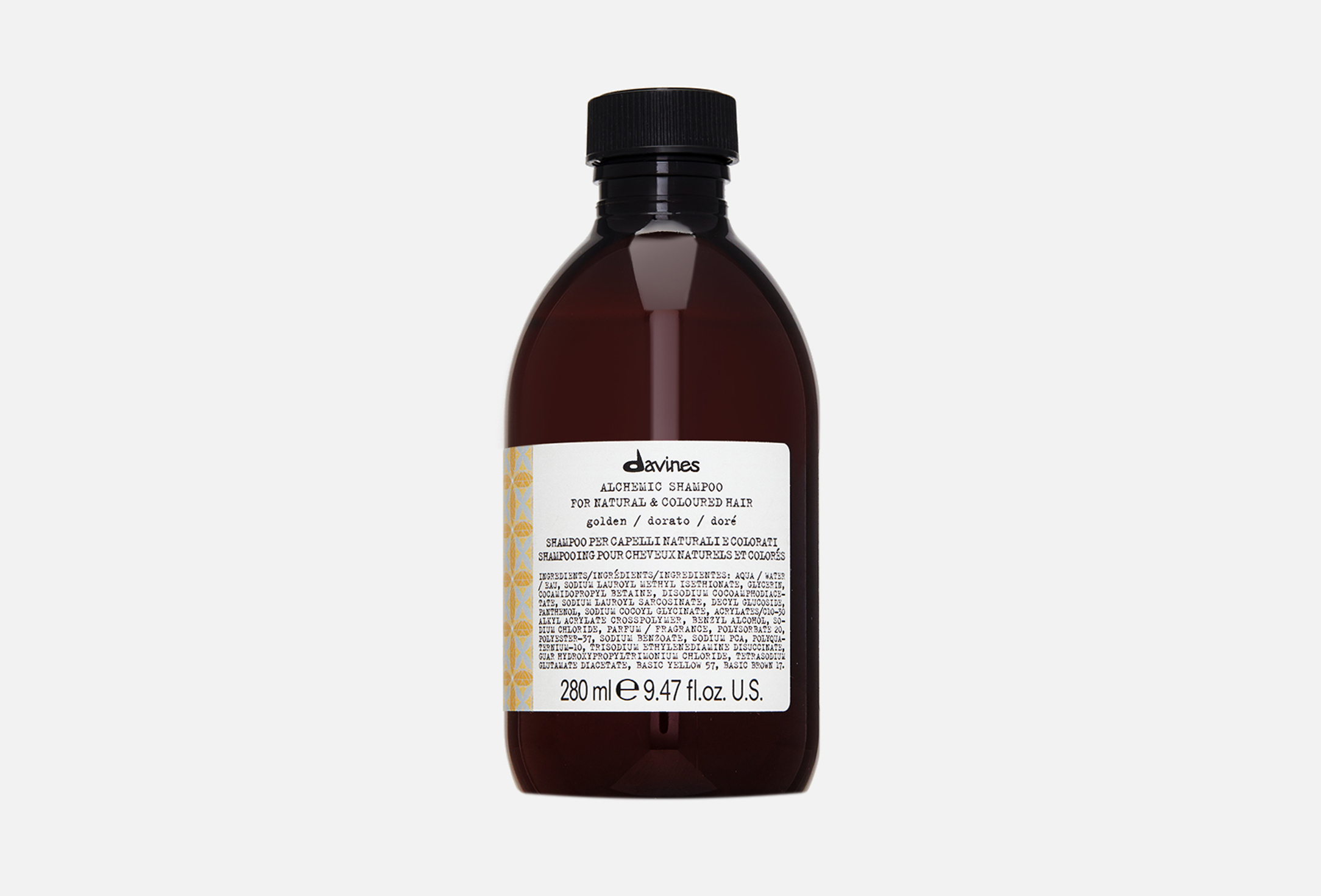 ALCHEMIC SHAMPOO for natural and coloured hair (Golden) 280