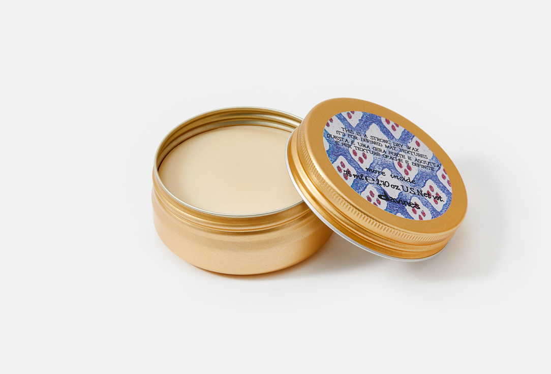 Davines Matte Finish Styling Wax More Inside Strong Dry Wax