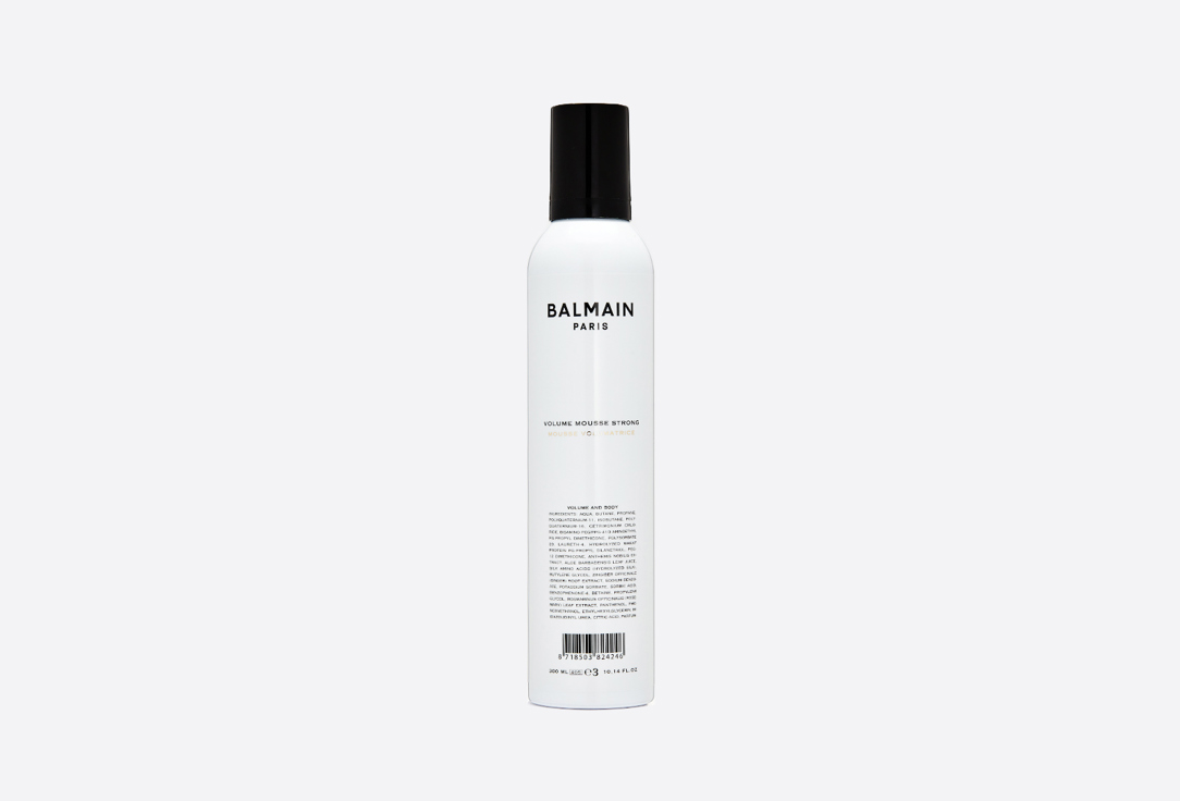 Balmain Paris Strong Hold Volumizing Hair Foam Volume Mousse Strong 300 ml Balmain Paris Strong Hold Volumizing Hair Foam Volume Mousse Strong