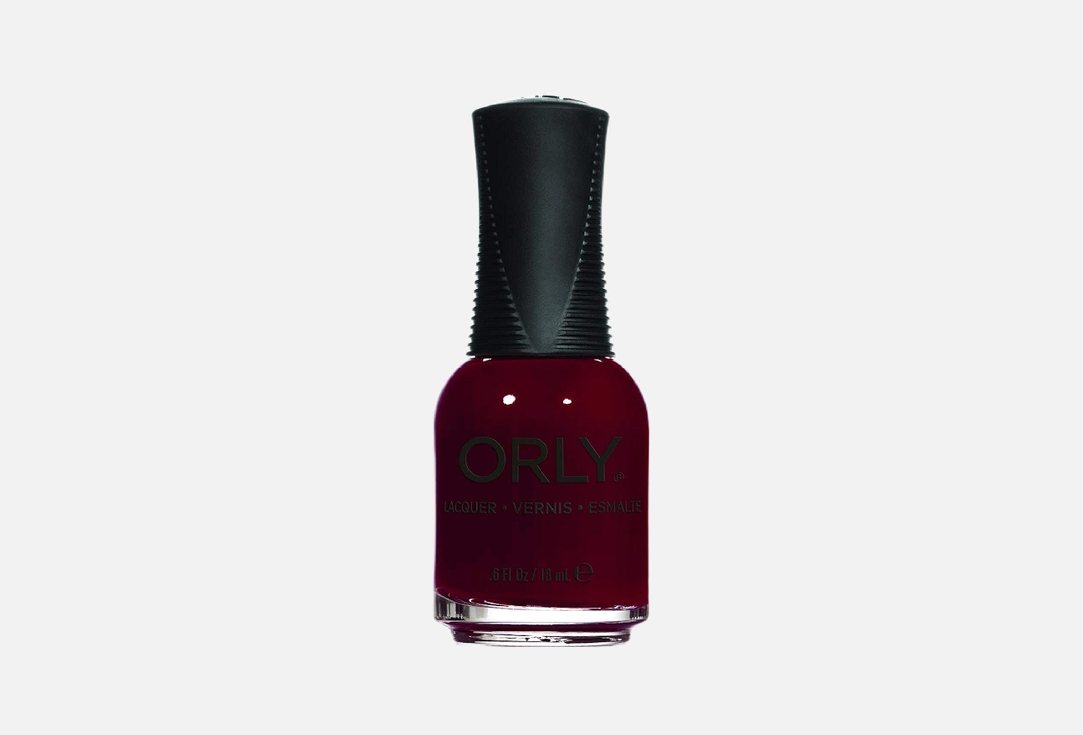 French Manicure  18 Bus Stop Crimson