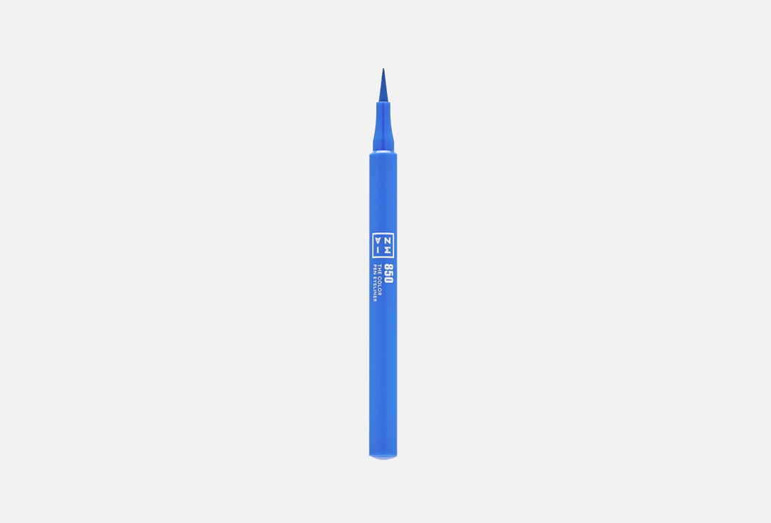 3INA Long-Lasting, Matte Eyeliner The Color Pen Eyeliner 850, Bright blue 1 ml 3INA Long-Lasting, Matte Eyeliner The Color Pen Eyeliner