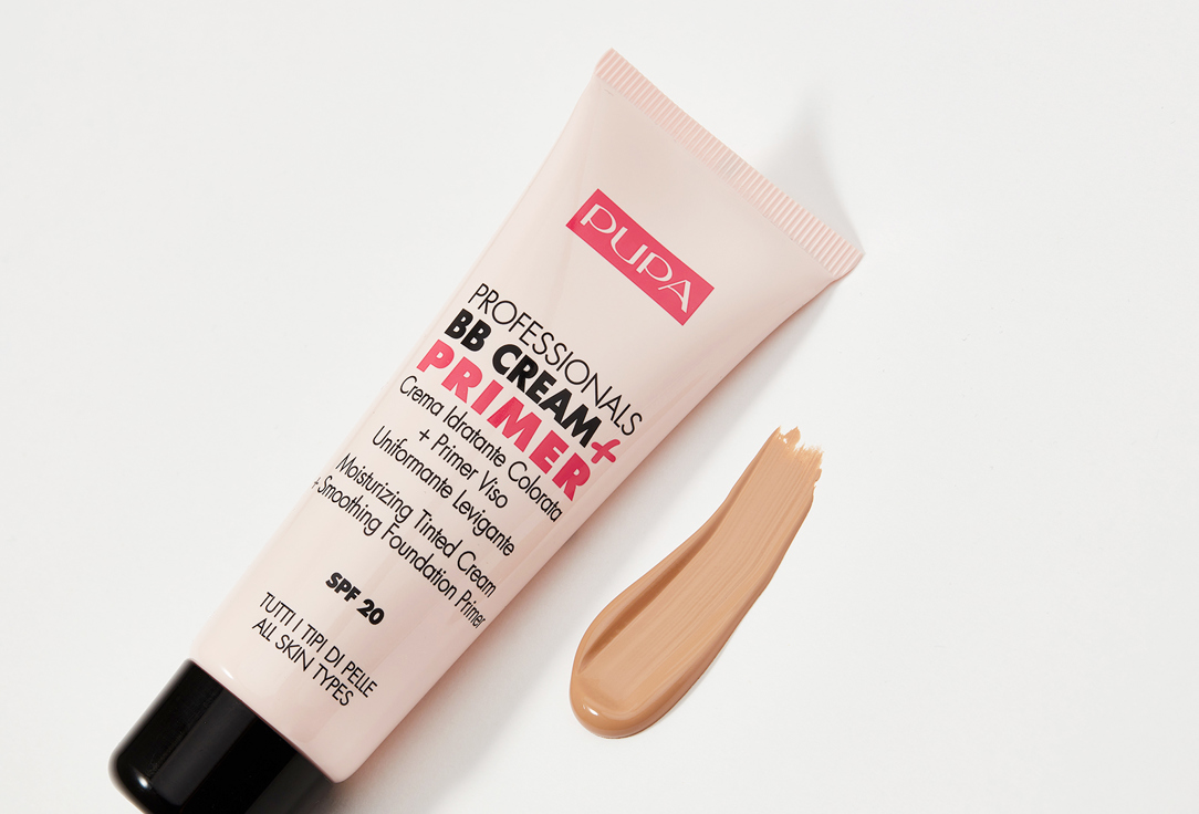 Pupa Moisturizing Primer-Foundation SPF20 BB Cream + PRIMER