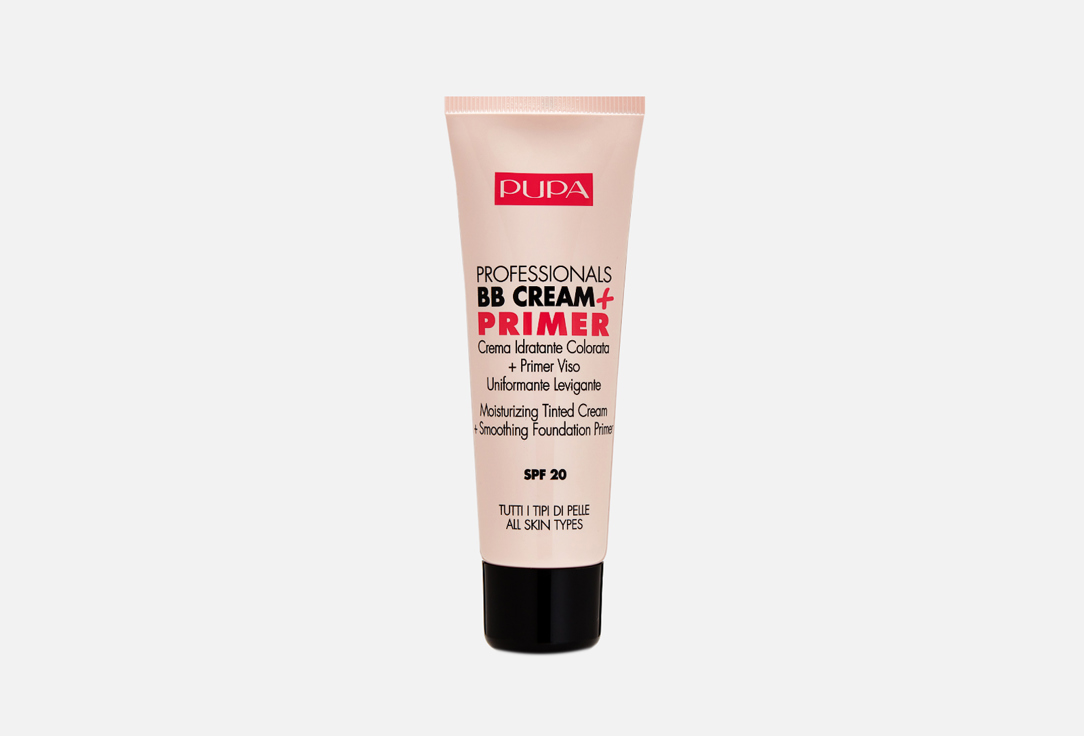 Pupa Moisturizing Primer-Foundation SPF20 BB Cream + PRIMER