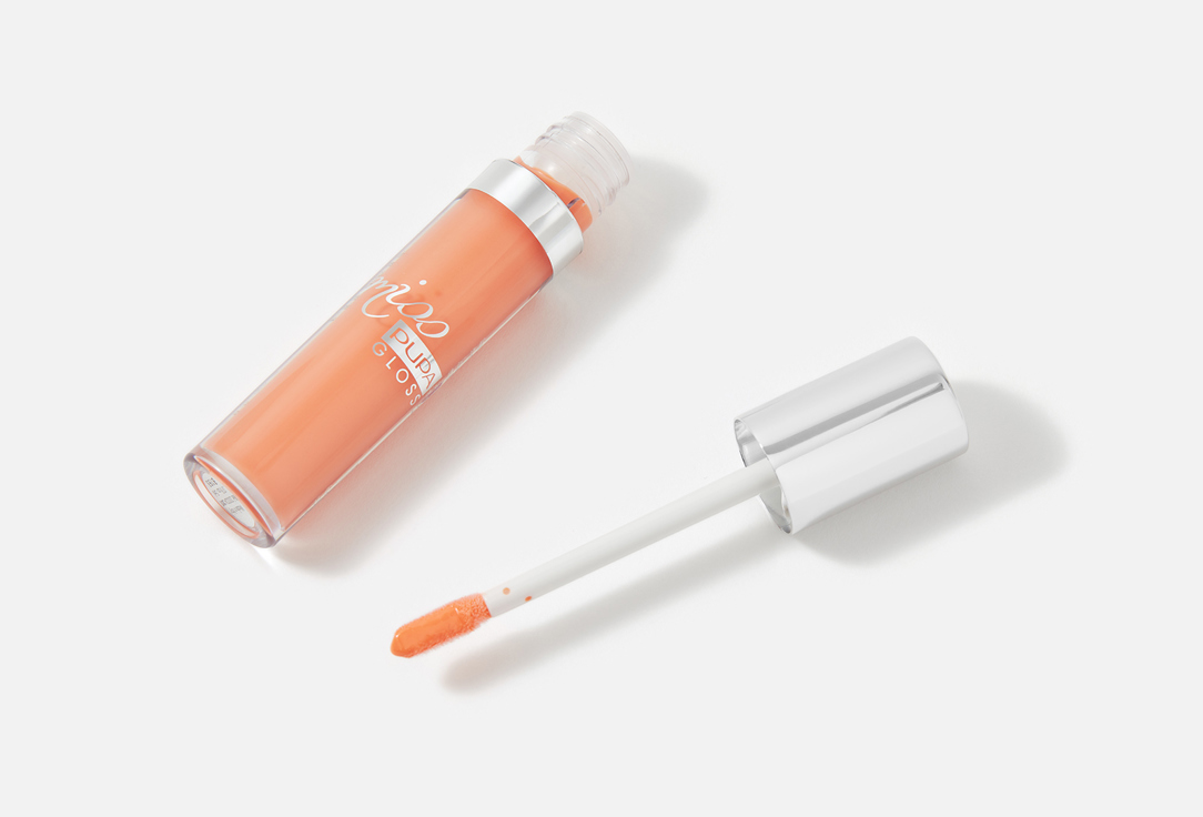 Pupa Ultra-Shiny Lip Gloss MISS PUPA GLOSS 201, Tender apricot 5 ml Pupa Ultra-Shiny Lip Gloss MISS PUPA GLOSS