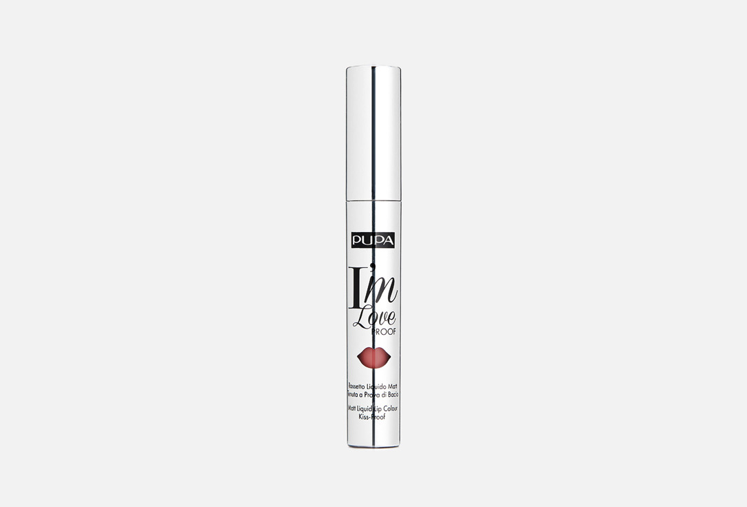Pupa Matte Liquid Lipstick I'M LOVEPROOF 002, Delicate nude 2.7 ml Pupa Matte Liquid Lipstick I'M LOVEPROOF