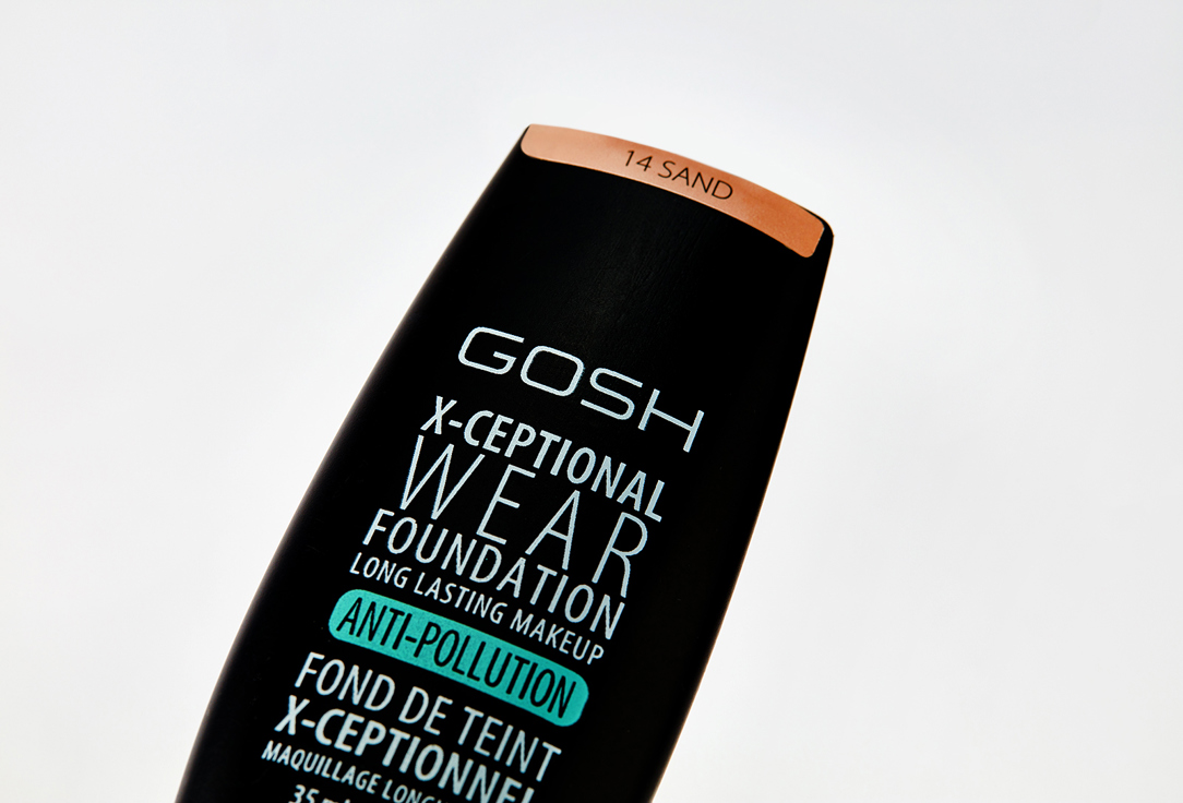 Gosh Long-lasting Matte Foundation X-CEPTIONAL WEAR 14, Sand 30 ml Gosh Long-lasting Matte Foundation X-CEPTIONAL WEAR