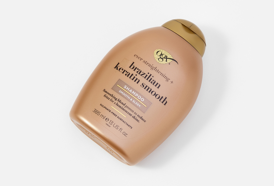 OGX Nourishing Shampoo Ever-Straightening + Brazilian Keratin Therapy 385 ml OGX Nourishing Shampoo Ever-Straightening + Brazilian Keratin Therapy