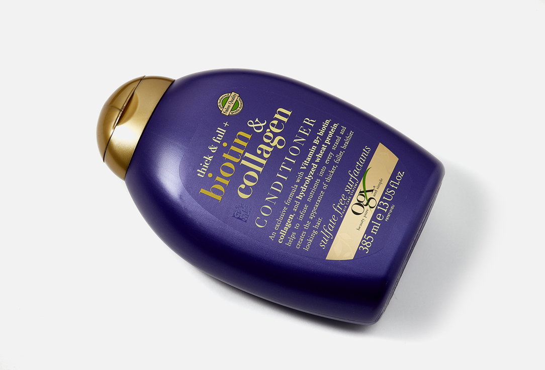OGX Volumizing Conditioner Thick & Full + Biotin & Collagen 385 ml OGX Volumizing Conditioner Thick & Full + Biotin & Collagen