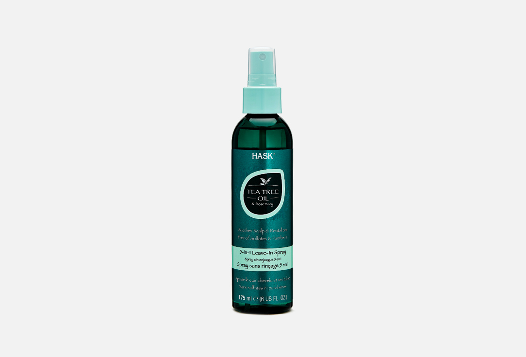 Hask Sulfate Free Leave-in Revitalizing hair spray 5-in-1 Tea Tree Oil & Rosemary
