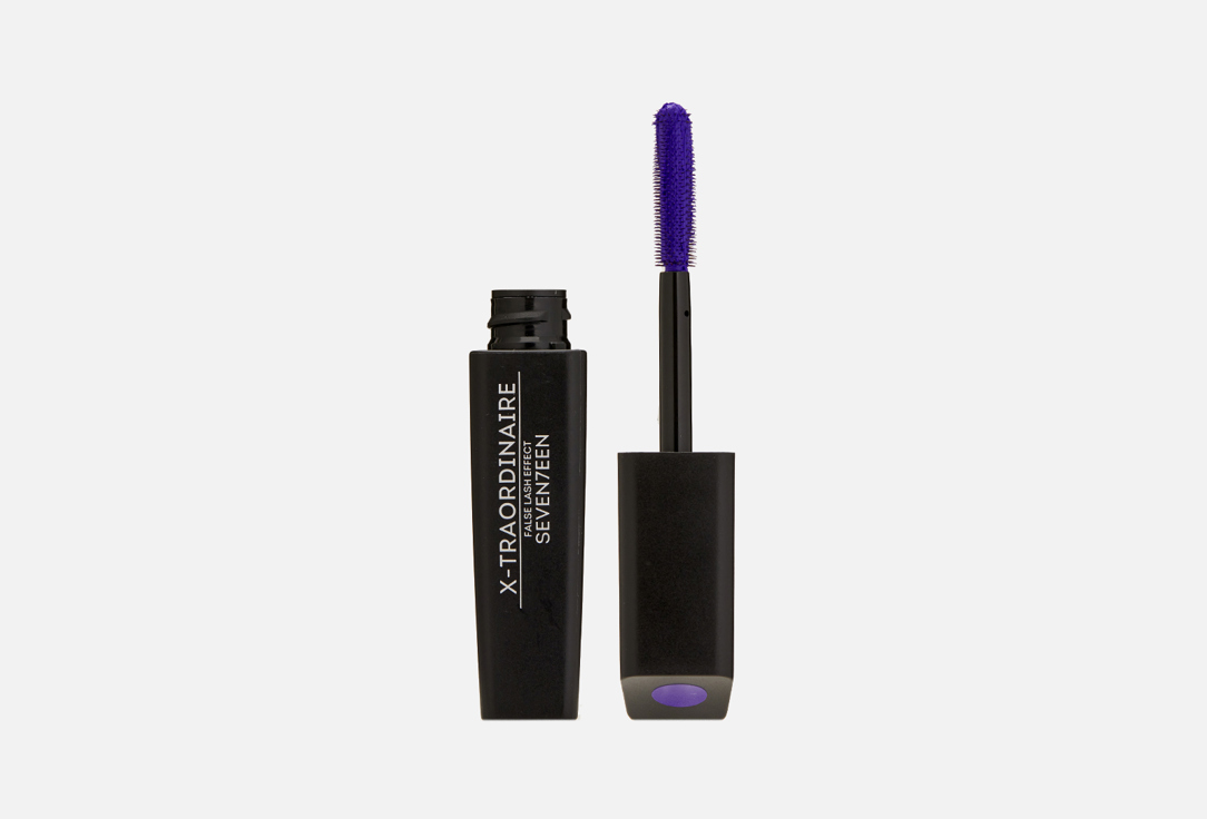 SEVEN7EEN Mascara For Lengthening Curling Increasing Volume X-Traordinare 03, Purple 12 ml SEVEN7EEN Mascara For Lengthening Curling Increasing Volume X-Traordinare