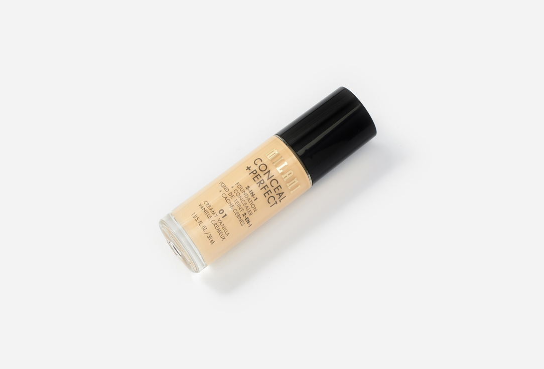MILANI Satin Matte Liquid Foundation Conceal + Perfect 2-In-1
