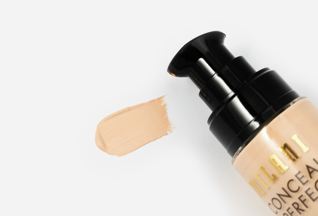 MILANI MEDIUM-TO-FULL COVERAGE NATURAL-MATTE FOUNDATION Conceal Perfect