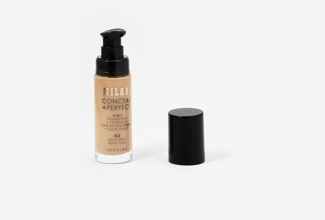 MILANI MEDIUM-TO-FULL COVERAGE NATURAL-MATTE FOUNDATION Conceal Perfect