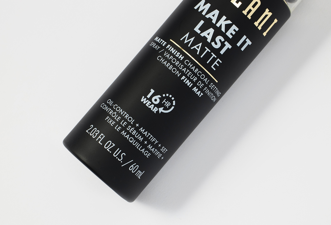 MILANI Mattifying Setting Spray Make It Last Charcoal