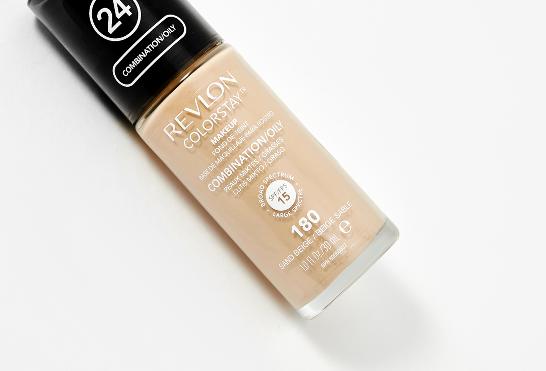 Revlon matte liquid foundation SPF 15 Colorstay Makeup For Combination-Oily Skin 180, Sand beige 30 ml Revlon matte liquid foundation SPF 15 Colorstay Makeup For Combination-Oily Skin