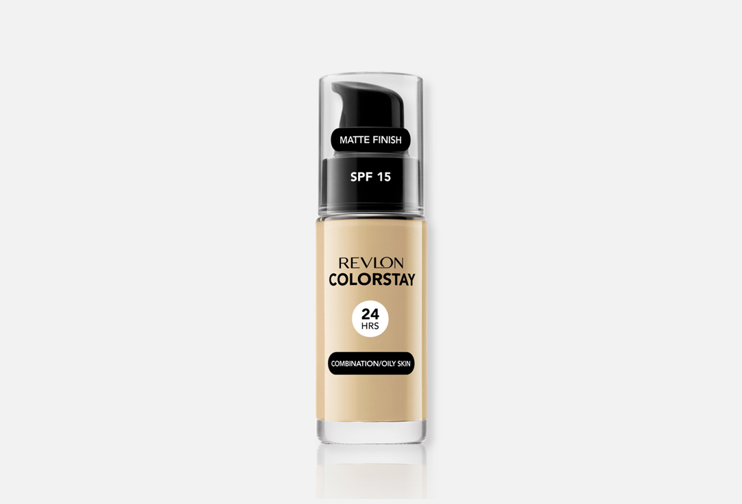 Revlon matte liquid foundation SPF 15 Colorstay Makeup For Combination-Oily Skin 180, Sand beige 30 ml Revlon matte liquid foundation SPF 15 Colorstay Makeup For Combination-Oily Skin