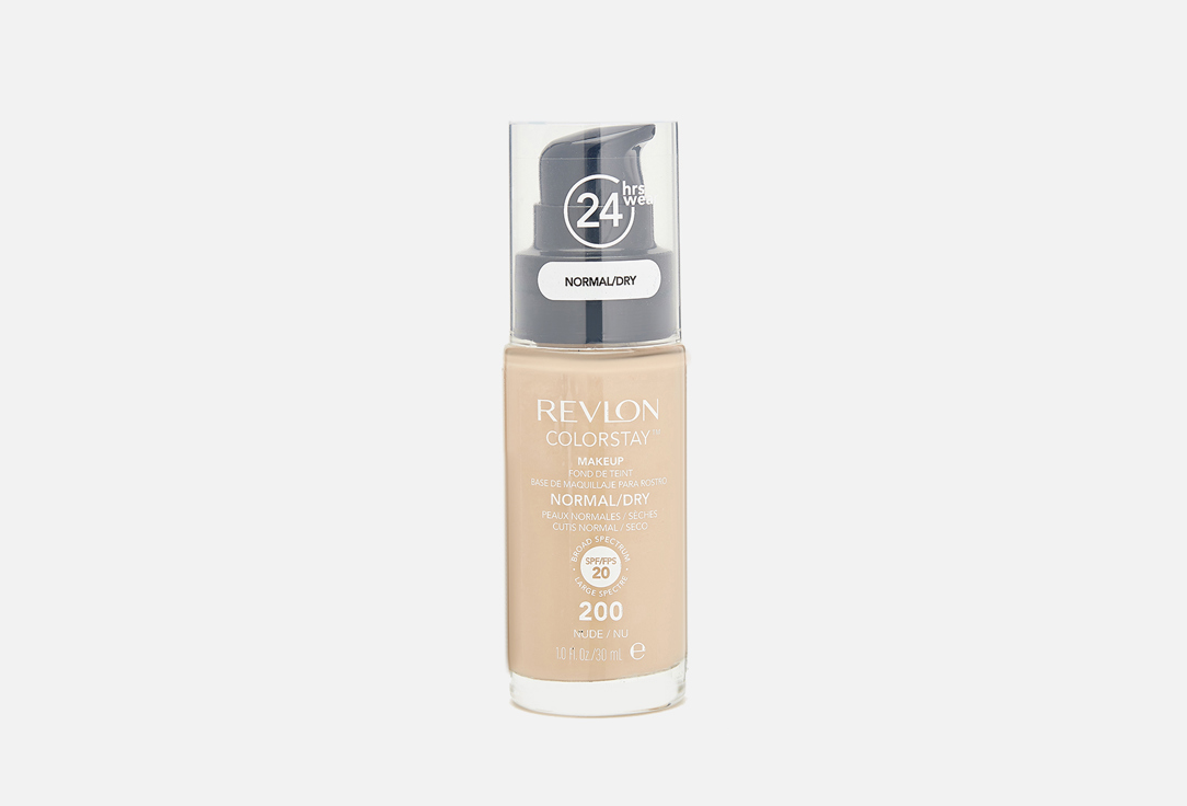 Revlon Liquid Foundation SPF 20 Colorstay For Normal-Dry Skin 200, Nude 30 ml Revlon Liquid Foundation SPF 20 Colorstay For Normal-Dry Skin