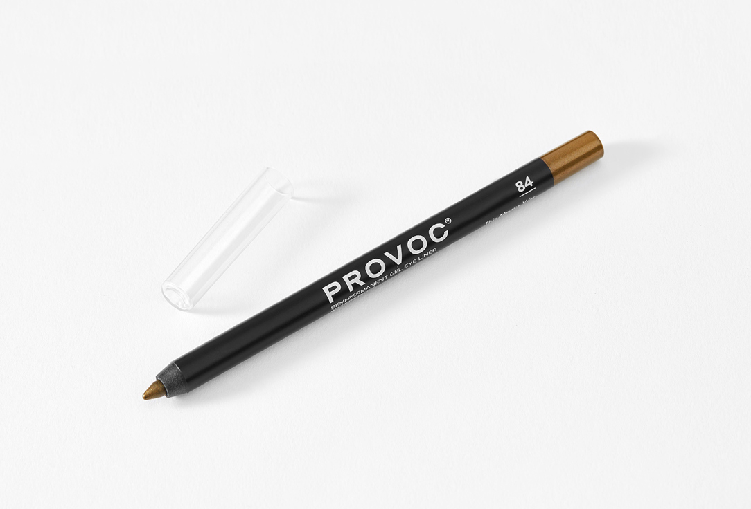 Provoc Semi-permanent Waterproof Eye Pencil Gel Eyeliner 84, This means war 1.4 g Provoc Semi-permanent Waterproof Eye Pencil Gel Eyeliner