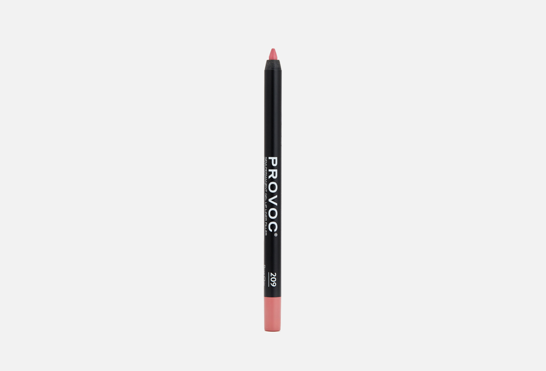 Provoc Waterproof Matte Lip Pencil Gel Lip Liner 209, Rose chic 1.4 g Provoc Waterproof Matte Lip Pencil Gel Lip Liner