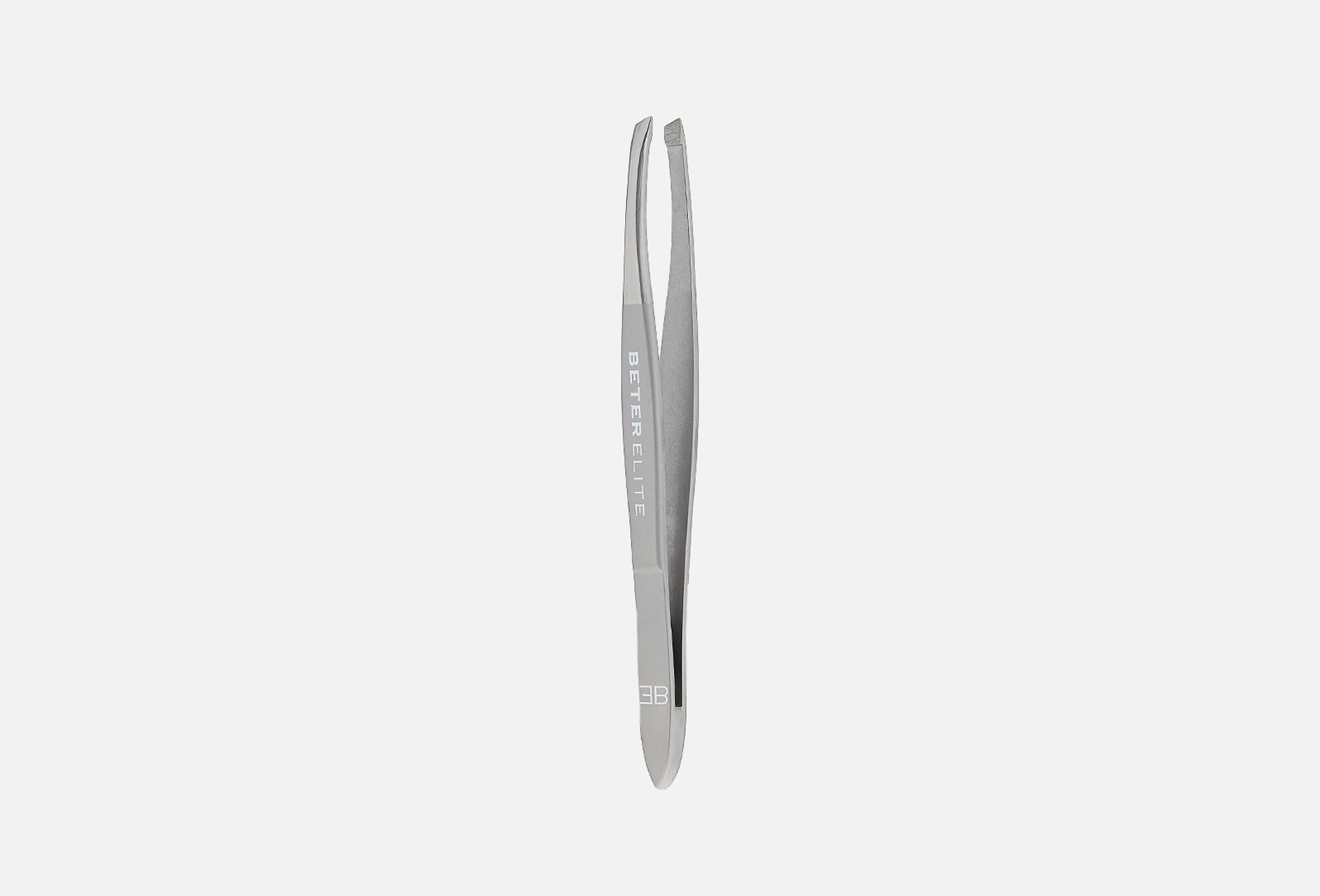 Elite Satin And Chromeplated Finished Tweezers, Slanted Tip 1