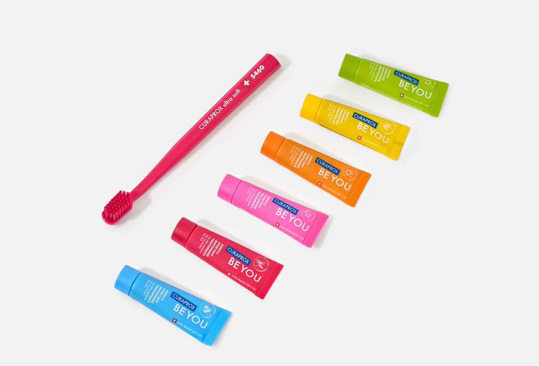 Curaprox Whitening toothpaste with ultra-soft toothbrush Set Be you
