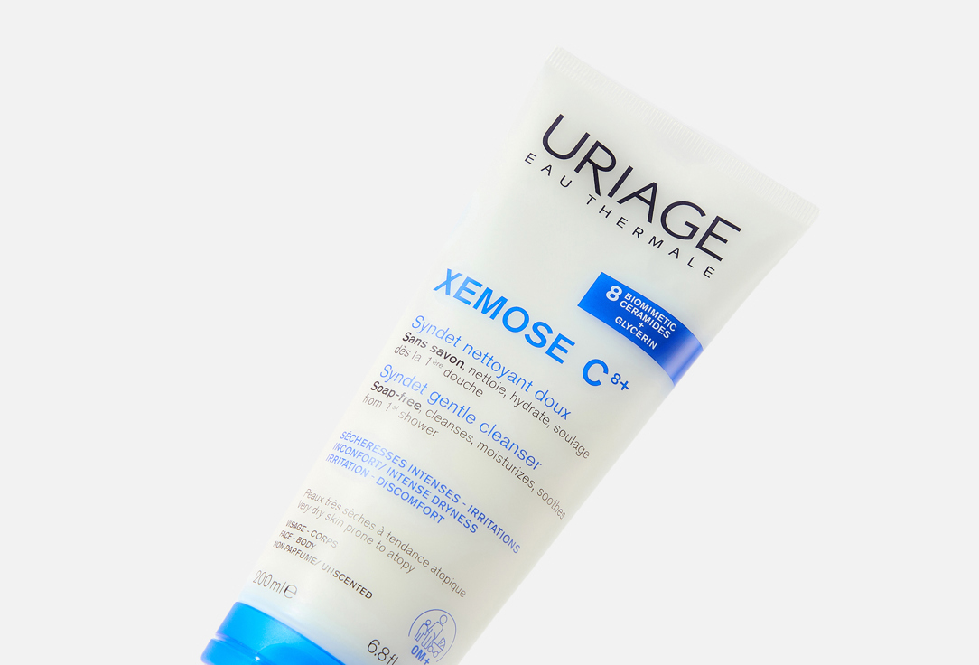 Uriage Gentle Cleansing gel for face and body Xemose
