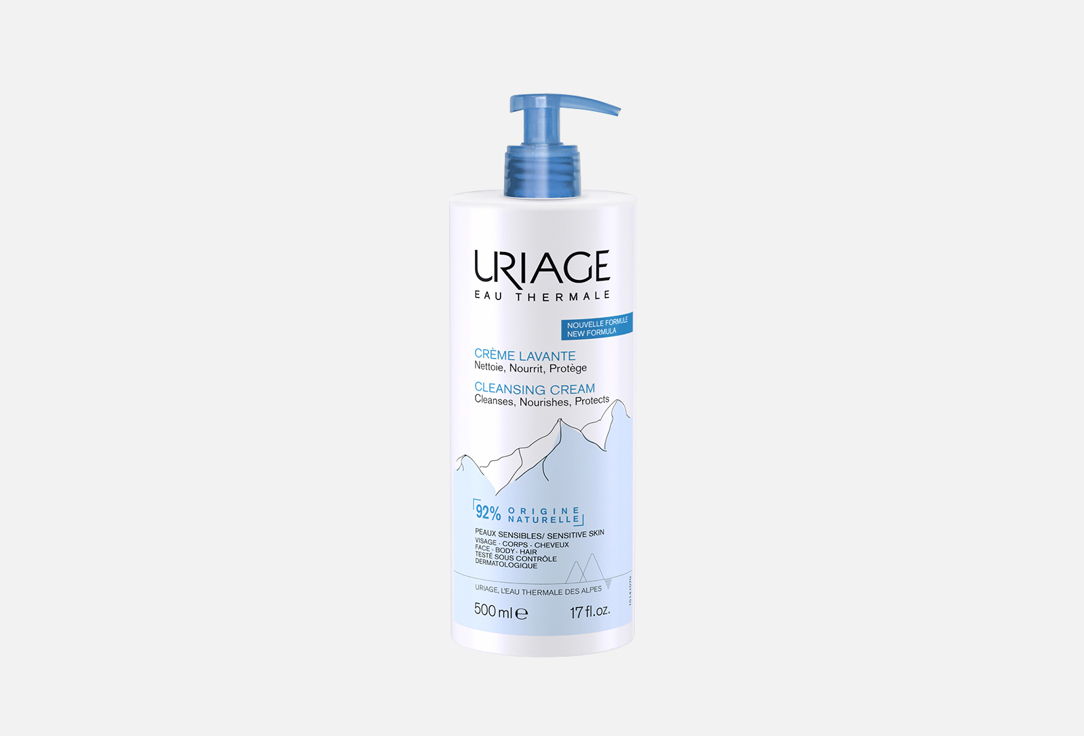 Uriage Moisturizing cleansing face cream Moisturizing 500 ml Uriage Moisturizing cleansing face cream Moisturizing
