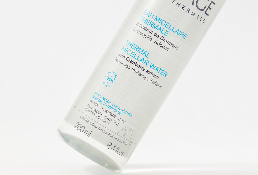 Uriage Thermal Face cleansing micellar water Blue 250 ml Uriage Thermal Face cleansing micellar water Blue