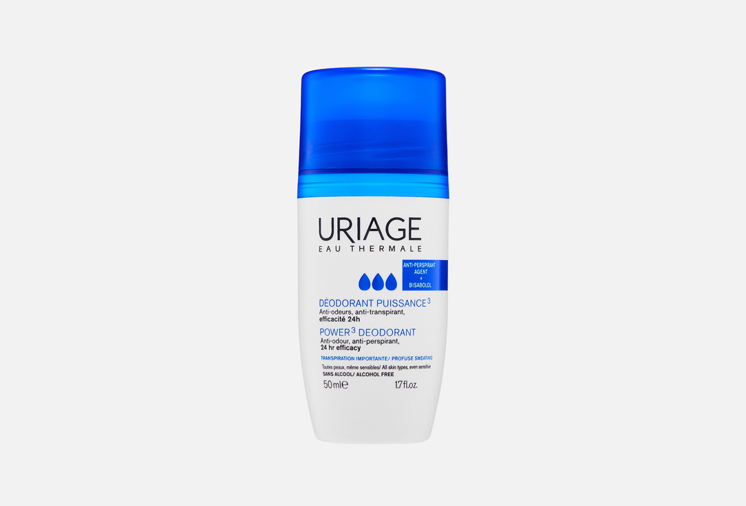 Uriage TRIPLE STRENGTH ROLL-ON DEODORANT POWER 3 DEODORANT