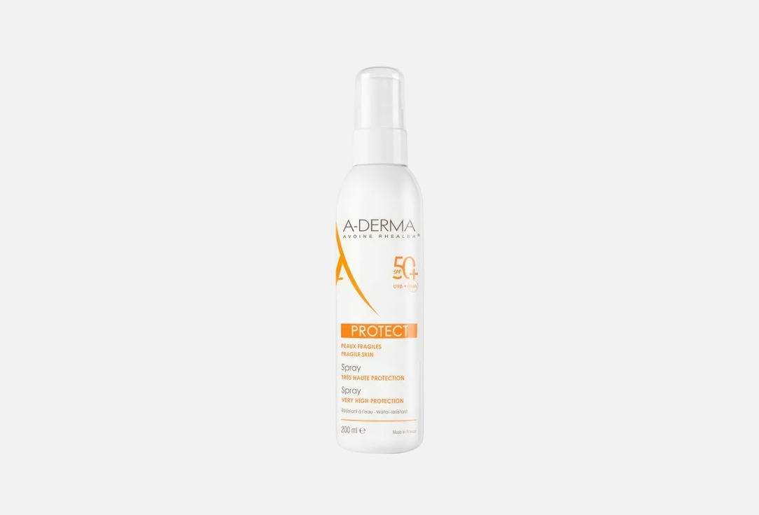 A-Derma Sunscreen Spray SPF50+ Protect Spray 200 ml A-Derma Sunscreen Spray SPF50+ Protect Spray