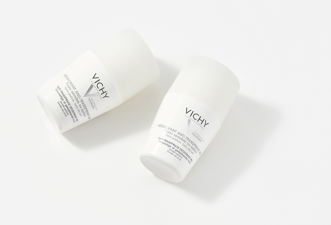 Vichy Roll-On Antiperspirant 48H Sensitive Skin 2 pcs Vichy Roll-On Antiperspirant 48H Sensitive Skin