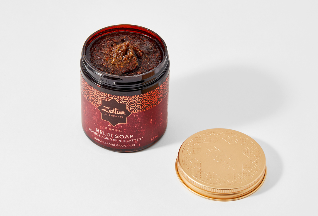 Zeitun Lifting Moroccan Beldi Soap Geranium & Grapefruit 250 ml Zeitun Lifting Moroccan Beldi Soap Geranium & Grapefruit