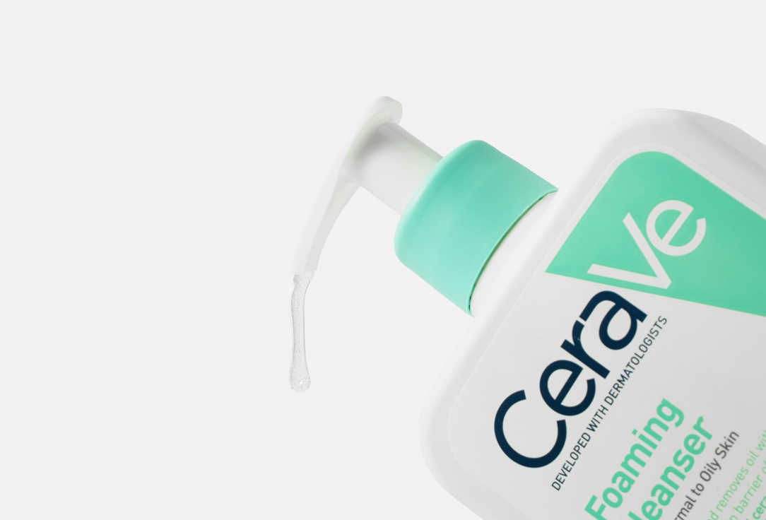 CeraVe Cleansing gel for face and body for normal to oily skin Foaming Cleanser