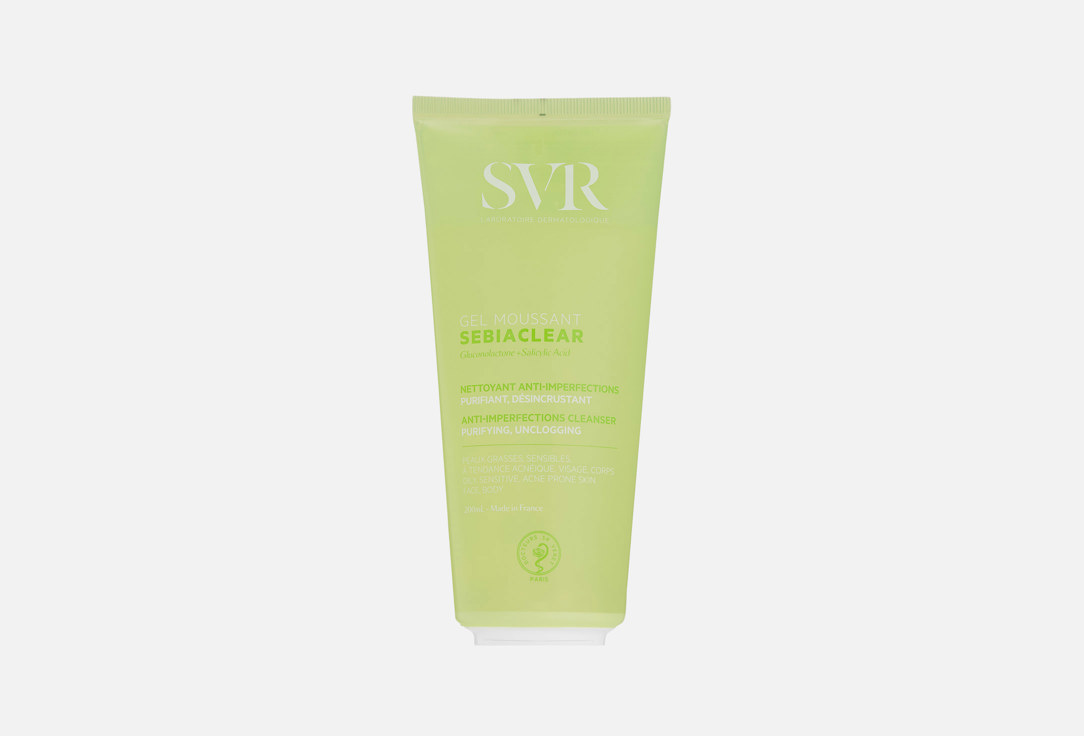 SVR face and body cleanser SEBIACLEAR 200 ml SVR face and body cleanser SEBIACLEAR