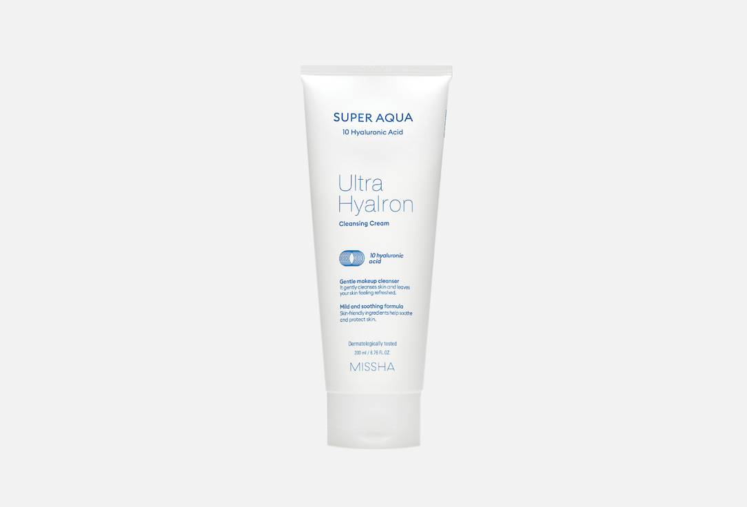 Missha Moisturizing Cleansing Face Cream Super Aqua 200 ml Missha Moisturizing Cleansing Face Cream Super Aqua