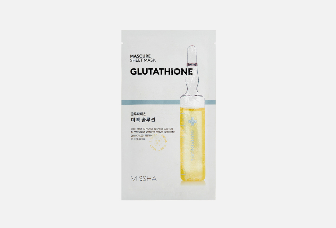 Missha Face Mask Mascure Whitening 1 pcs Missha Face Mask Mascure Whitening