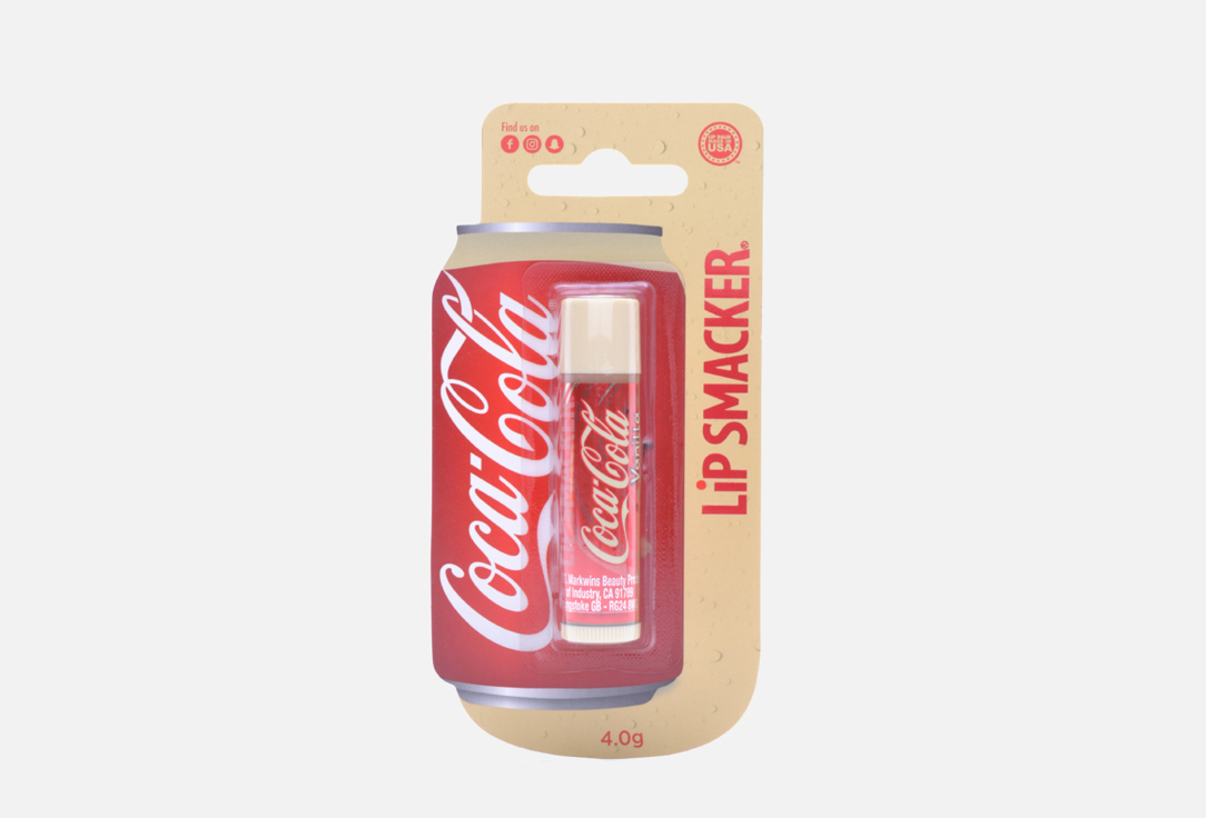 LIP SMACKER Moisturizing Lip Balm Coca-Cola Vanilla