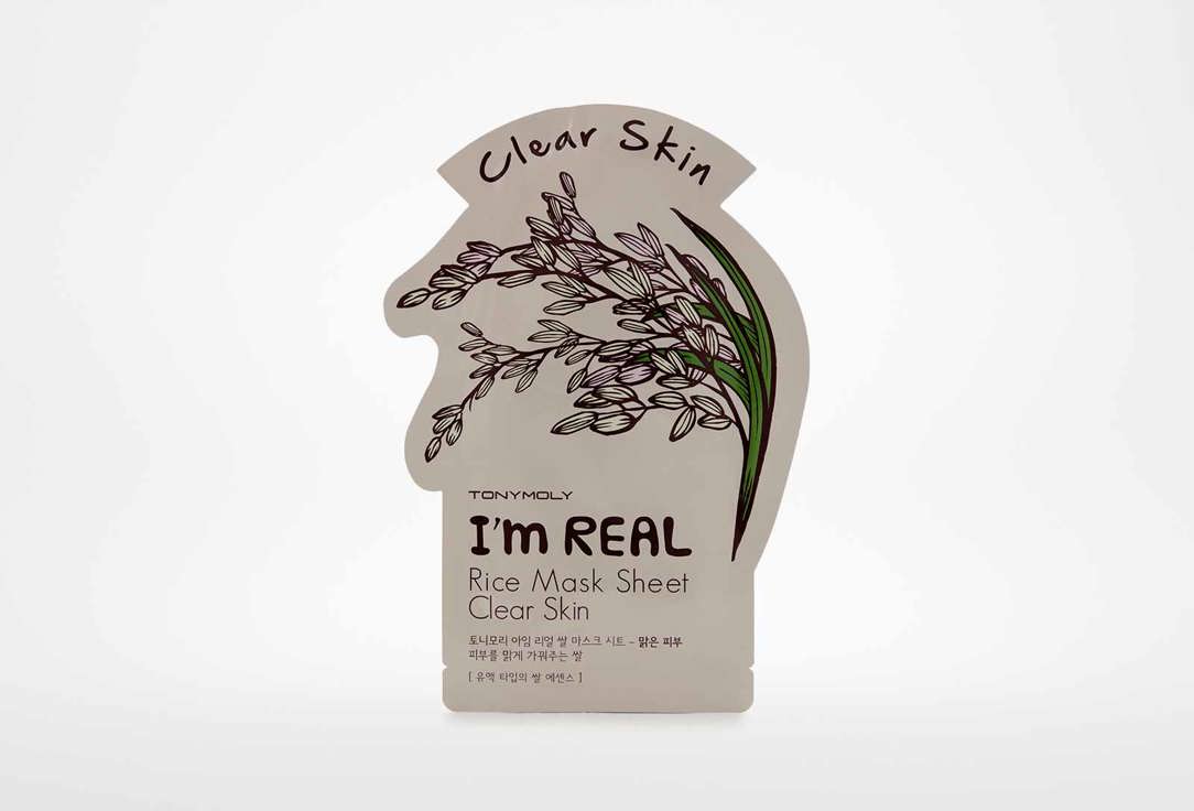 Tony Moly Clarifying sheet mask I'm Rice 21 ml Tony Moly Clarifying sheet mask I'm Rice