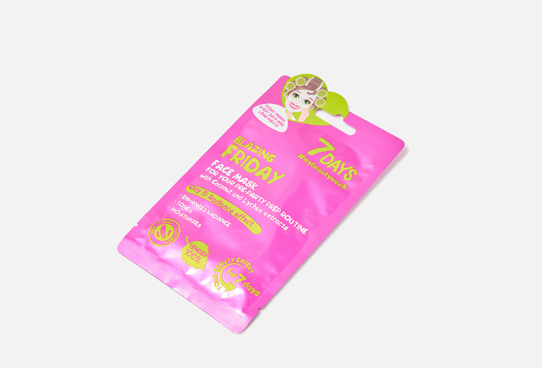7DAYS Illuminating Face Sheet Mask Blazing Friday