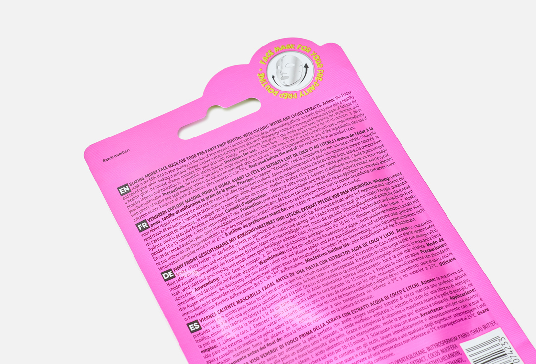 7DAYS Illuminating Face Sheet Mask Blazing Friday