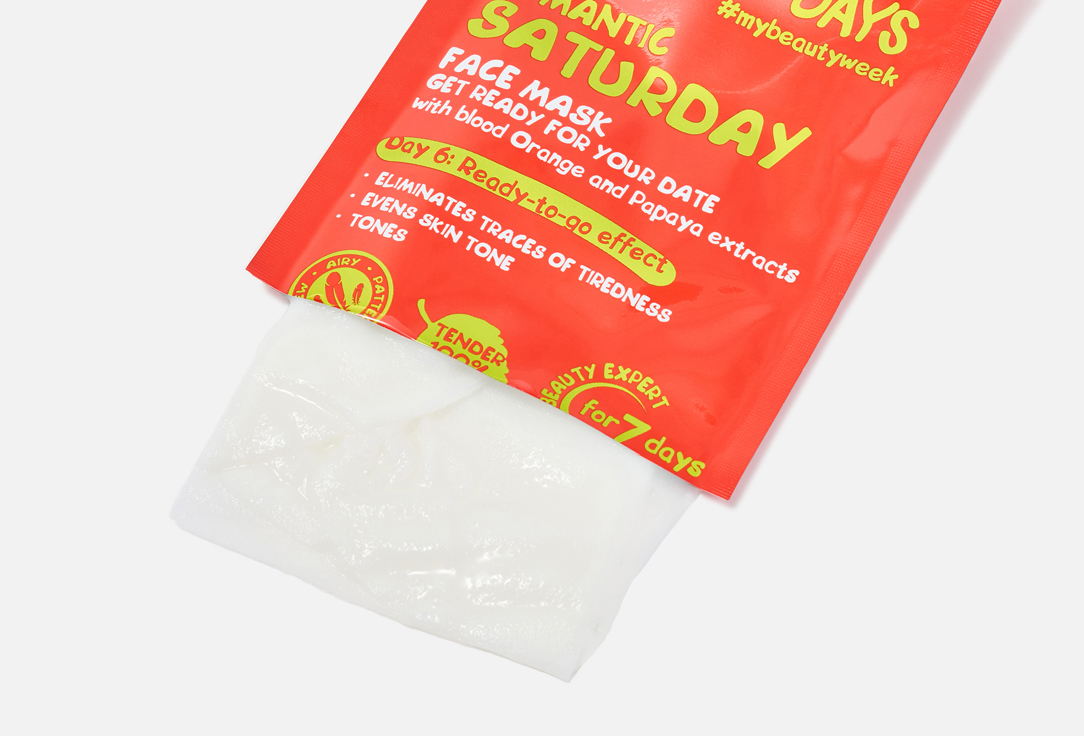 7DAYS Soothing Face Sheet Mask Romantic Saturday