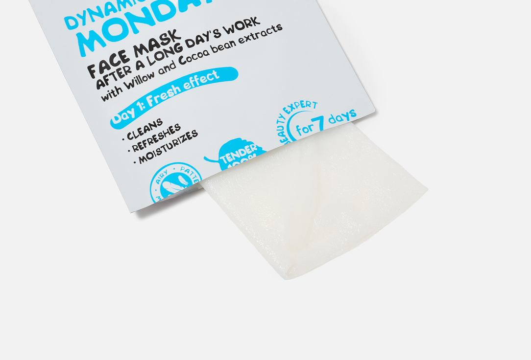 7DAYS Refreshing Face Sheet Mask Dynamic Monday