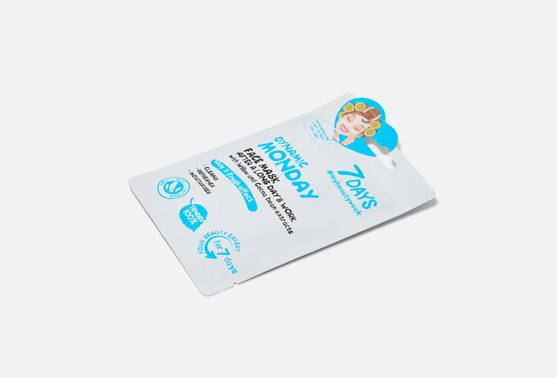7DAYS Refreshing Face Sheet Mask Dynamic Monday