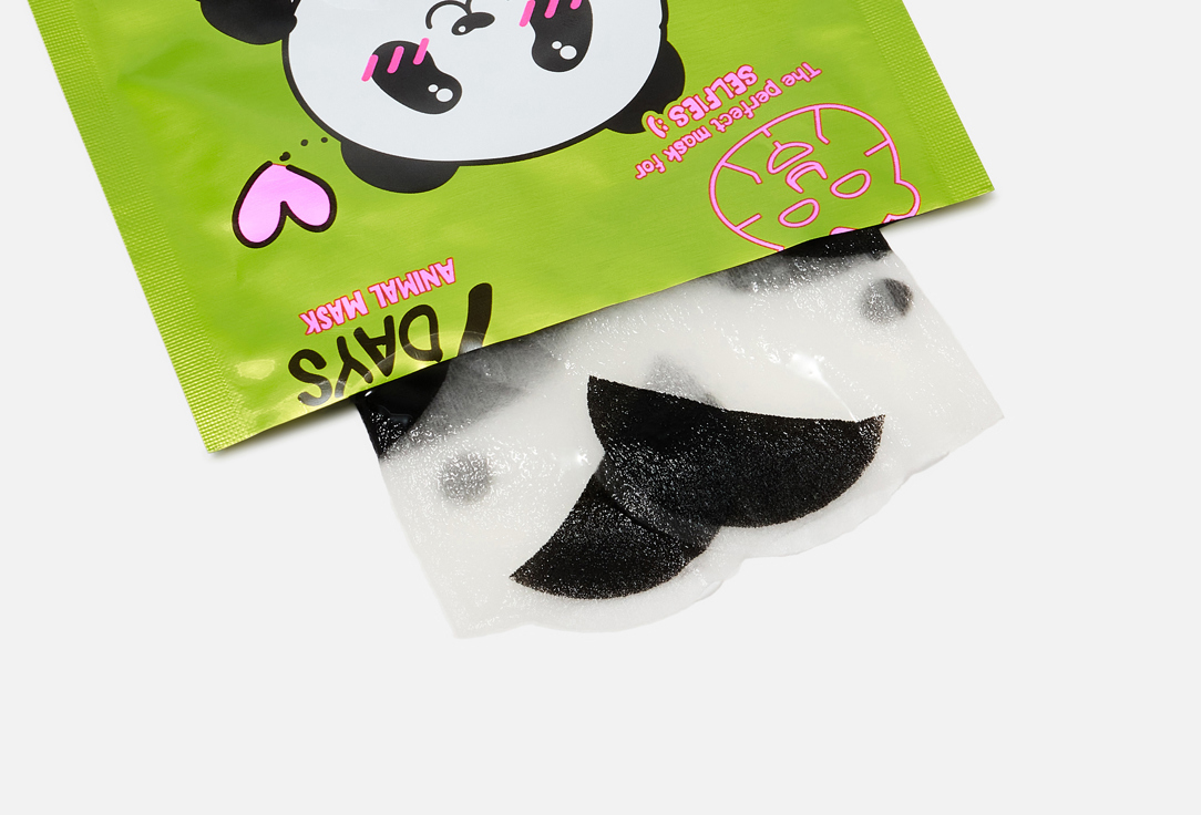 7DAYS Toning Up Face Sheet Mask SWEET PANDA 1 pcs 7DAYS Toning Up Face Sheet Mask SWEET PANDA
