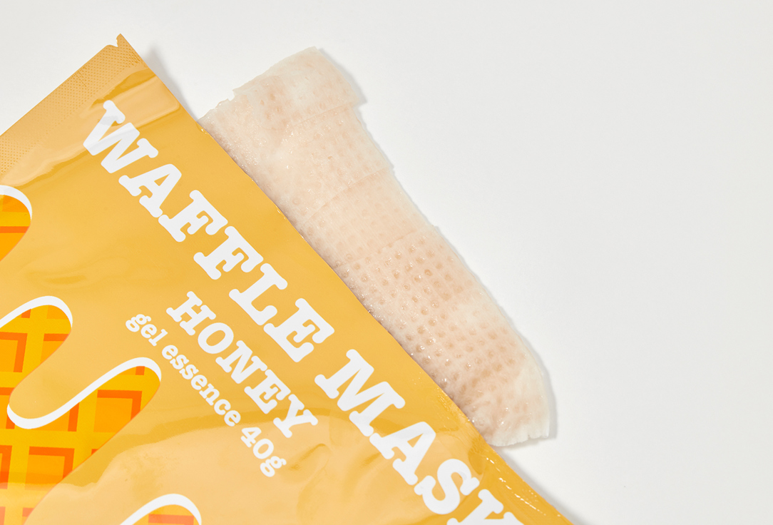 Kocostar Nourishing Face Sheet Mask Waffle Mask Honey 1 pcs Kocostar Nourishing Face Sheet Mask Waffle Mask Honey