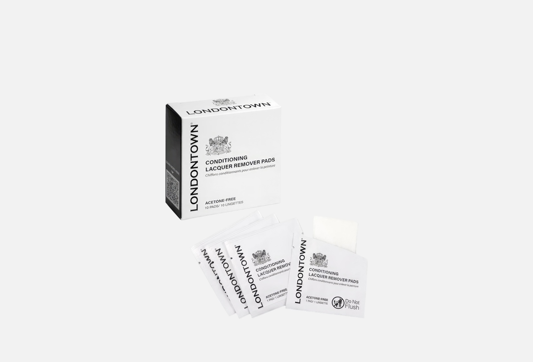 Londontown nail polish remover pads Kur Conditioning lacquer 10 pcs Londontown nail polish remover pads Kur Conditioning lacquer