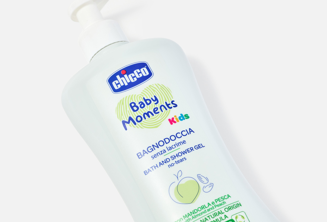 CHICCO Tear-free body wash Baby Moments Bath & Shower Gel