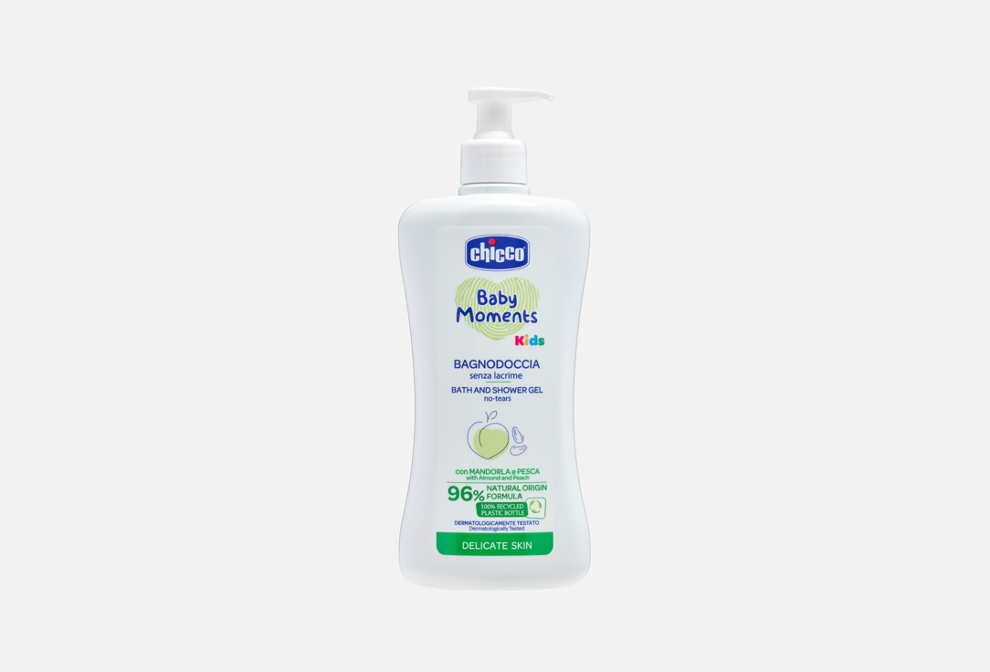 CHICCO Tear-free body wash Baby Moments Bath & Shower Gel